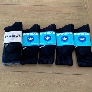 8 pairs of new BOMBAS socks calf crew medium